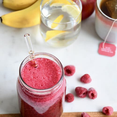 Rote Bete-Himbeer-Smoothie