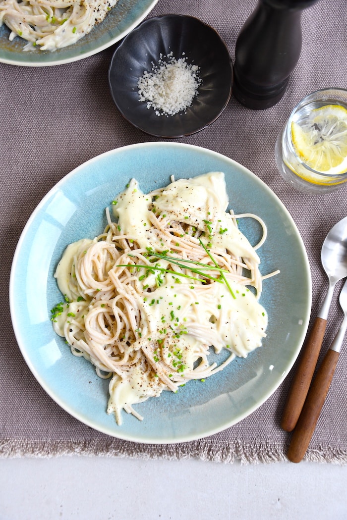 Pasta mit Blumenkohl-Alfredo