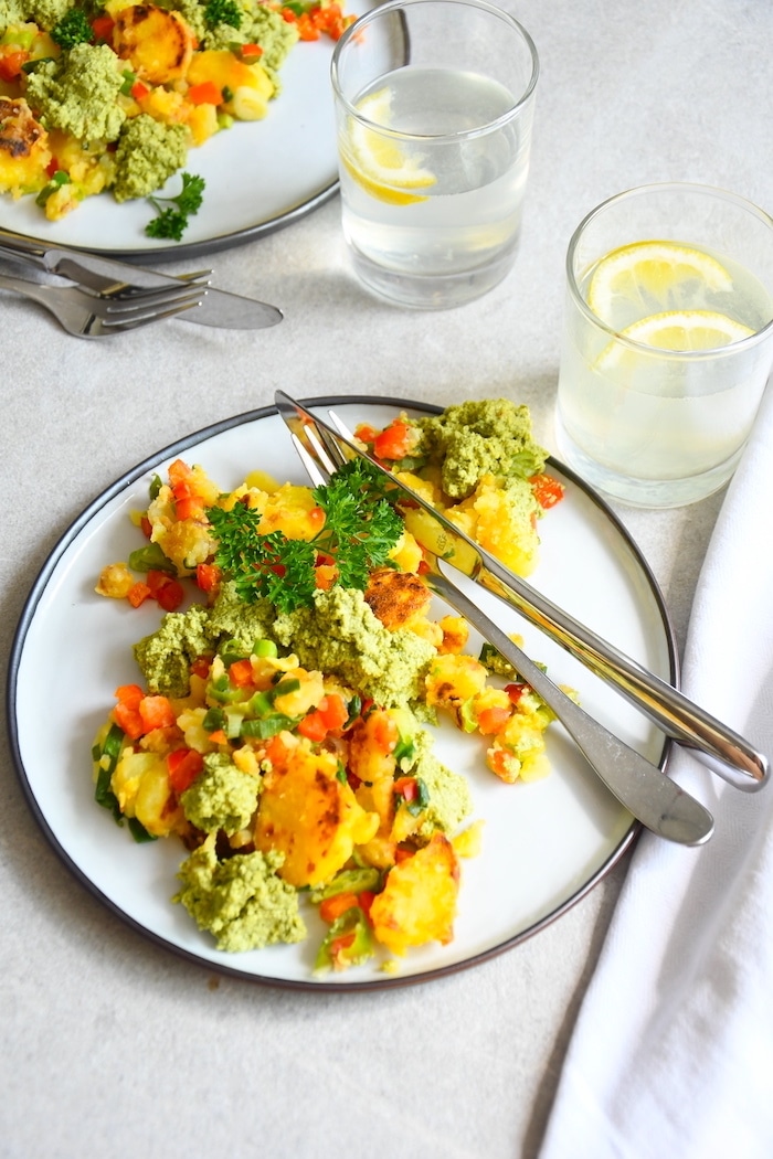 „Bauernfrühstück“ vegan und ohne Soja